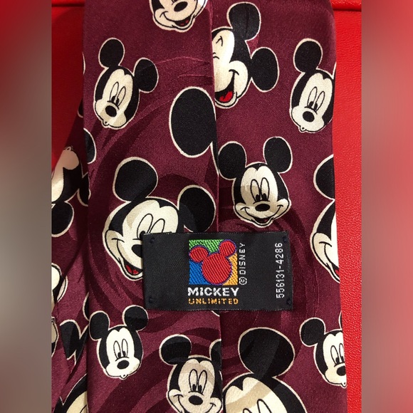 Vintage Mickey Mouse Tie 57” x 3.75” EUC - Picture 3 of 5